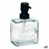 Dozator de Săpun Berilo Pure Soap Transparent Geam Plastic 250 ml 9 x 15 x 5 cm (12 Unități)