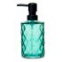 Dozator de Săpun Berilo CN-B5463VB-1-369 Verde Geam Plastic Diamant 410 ml 9 x 18 x 7 cm (12 Unități)