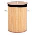 Coș pentru rufe murdare Kipit BA1315-436 Negru Natural Metal Bambus Lemn MDF 48 L (4 Unități)