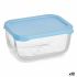 Cutie pentru Prânz Pasabahce Snow Albastru Transparent Sticlă Polietilenă 420 ml 12,5 x 6 x 9,5 cm (12 Unități)