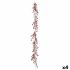 Ghirlandă de Crăciun Ramură Alb Roșu Plastic 180 x 14 cm (4 Unități)