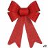 Fundă Ornament de Crăciun Roșu PVC 16 x 24 x 4 cm (12 Unități)