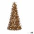 Figură Decorativă Pom de Crăciun Beteală Auriu* polipropilenă PET 27 x 45,5 x 27 cm (12 Unități)