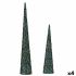 Set de figurine Conuri Paiete Albastru Auriu* Plastic (4 Unități)