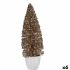 Figură Decorativă Pom de Crăciun Mentă champagne Plastic 10 x 33 x 10 cm (6 Unități)