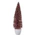 Figură Decorativă Pom de Crăciun Roz Plastic 10 x 38 x 10 cm (6 Unități)