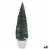 Figură Decorativă Pom de Crăciun Albastru Auriu* Plastic 10 x 38 x 10 cm (6 Unități)