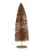 Figură Decorativă Pom de Crăciun Paiete Auriu* 10 x 41 x 10 cm (6 Unități)
