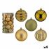 Set de globuri de Crăciun Verde Auriu* PVC 8 x 9 x 8 cm (4 Unități)