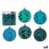 Set de globuri de Crăciun Turquoise 7 cm (4 Unități)