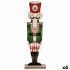 Figură Decorativă Spărgător de nuci Alb Negru Roșu Verde Lemn 10 x 60 x 19 cm (6 Unități)