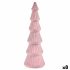 Pom de Crăciun Кадифе Roz Lemn 12 x 34,5 x 12 cm (8 Unități)