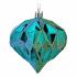 Set de globuri de Crăciun Diamant Albastru Plastic 8 x 9 x 8 cm (12 Unități)