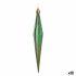 Set ornamente de Crăciun Alungit Verde Auriu* 3 x 8,5 x 19 cm (12 Unități)