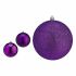 Set de globuri de Crăciun Mov PVC Ø 12 cm (6 Unități)