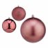 Set de globuri de Crăciun Roz Plastic Ø 12 cm (6 Unități)