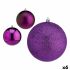 Set de globuri de Crăciun Mov Plastic Ø 12 cm (6 Unități)