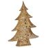 Figură Decorativă Pom de Crăciun Metal Auriu* 12 x 59,5 x 48,5 cm (3 Unități)
