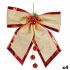 Fundă Ornament de Crăciun Roșu Auriu* Plastic 53 x 50 x 9 cm (4 Unități)