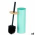 Perie pentru toaletă Berilo B1041C BAMBOO - 397 Mentă Metal Bambus Plastic 9,5 X 27 X 9,5 cm (6 Unități)