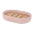Săpunieră Berilo B5456BC-4 - 458 Roz Rășină Bambus 12,5 x 2,5 x 8,5 cm (6 Unități)