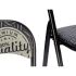 Scaunul Pliabil Quality Negru Gri PVC Metal 43 x 46 x 78 cm (6 Unități)