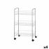 Cărucior pentru legume Argintiu Metal Plastic 37 x 27 x 62,3 cm (4 Unități)