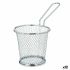 Coș pentru prezentat aperitive Kinvara W8088S Argintiu Metal 15,5 x 12 x 8 cm (12 Unități)