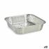 Set de vase de bucătărie Kinvara 23241 Aluminiu Pătrat 20,5 x 6,5 x 20,5 cm De unică folosință (12 Unități)