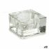 Suport de Lumânări Transparent Sticlă 6 x 3 x 6 cm (12 Unități)
