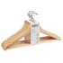 Set de umerașe Kipit 79419 Maro Lemn Metal 44,5 x 1,2 x 23 cm (8 Unități)