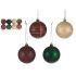 Set de globuri de Crăciun Multicolor 6 cm Plastic (24 Unități)