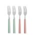 Set de Furculițe Kinvara CN-KT166096-1F Verde Roz Argintiu Oțel inoxidabil Plastic 18,7 cm (12 Unități)