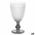 Pahar Vivalto PR-00816B/BHA6 SMOKE Transparent Antracit Sticlă 256 ml Diamant (6 Unități)