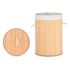 Coș pentru rufe murdare Natural Metal Bambus Lemn MDF 48 L 37 x 50 x 37 cm (4 Unități)
