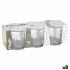 Set de pahare Unde Transparent Sticlă 265 ml (8 Unități)