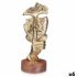 Figură Decorativă Față Auriu* Lemn Metal 12 x 29 x 11 cm