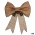 Ornament de Crăciun Fundă Maro Roșu Verde Fibră naturală 24 x 5 x 34 cm (12 Unități)