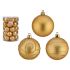 Set de globuri de Crăciun Auriu* PVC Ø 6 cm (4 Unități)