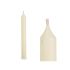 Set de Lumânări Acorde 123-B-AR Crem 2 x 2 x 15 cm (12 Unități)