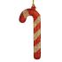 Set ornamente de Crăciun Baston 8 Piese Roșu Auriu* Plastic 6,5 x 1 cm (24 Unități)