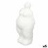 Figură Decorativă Alb Dolomite 14 x 34 x 12 cm (6 Unități) Femeie Permanent/ridicat în picioare